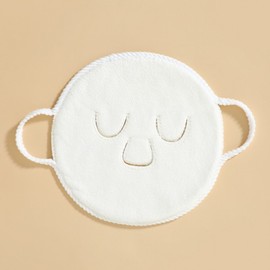 microfiber face towel mask White 3ea