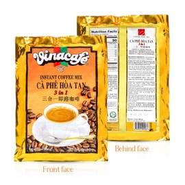 Vinacafe Pack of 5 | 20 Sachets Per Bag Vietnamese Instant Coffee Mix 3 in 1 (100 Total Counts)
