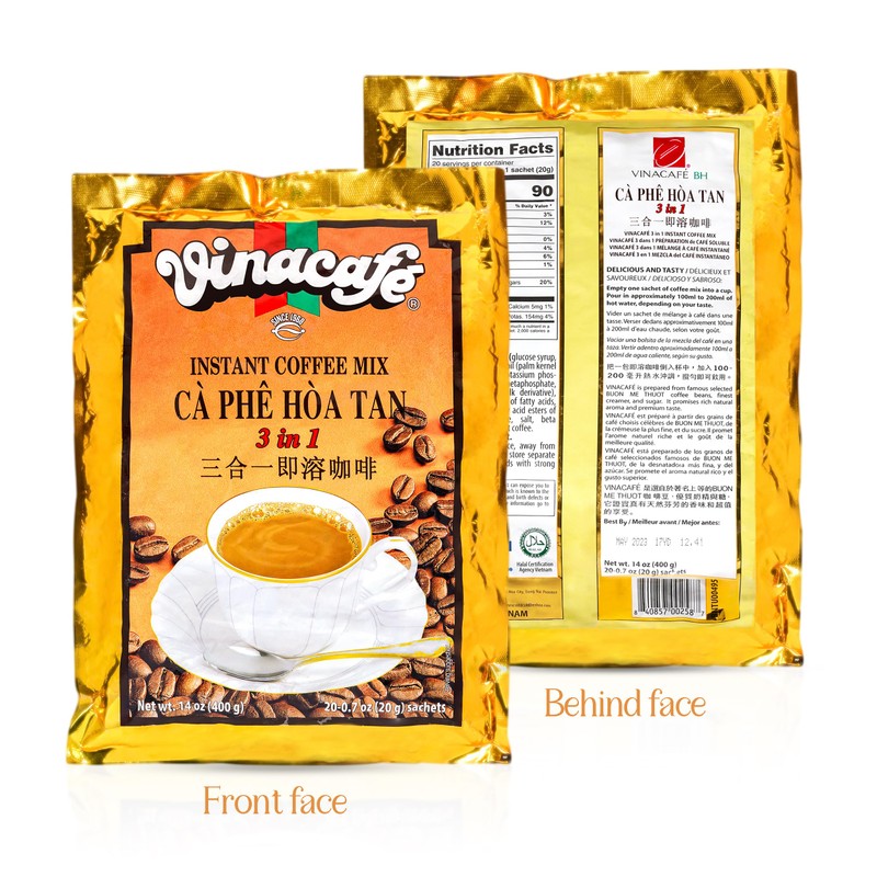 Vinacafe Pack of 5 | 20 Sachets Per Bag Vietnamese