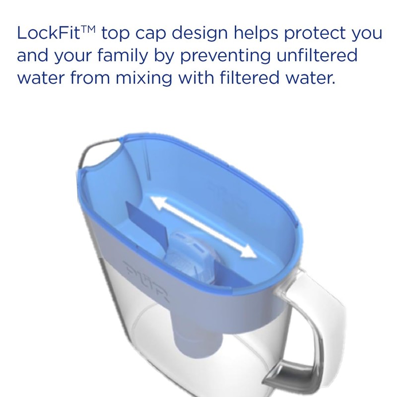 PUR 7-Cup Water Filter Pitcher with 1 Genuine PUR Filter,