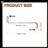 sourcing map 2pcs Offset Screwdriver SL5/PH2 Phillips Flat Head Right