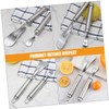 Ciieeo 2pcs Stainless Steel Orange Peeler Efficient Citrus Peeling Tools