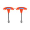 HARFINGTON 2pcs T Handle Flat Head Screwdriver 10mm T Handle
