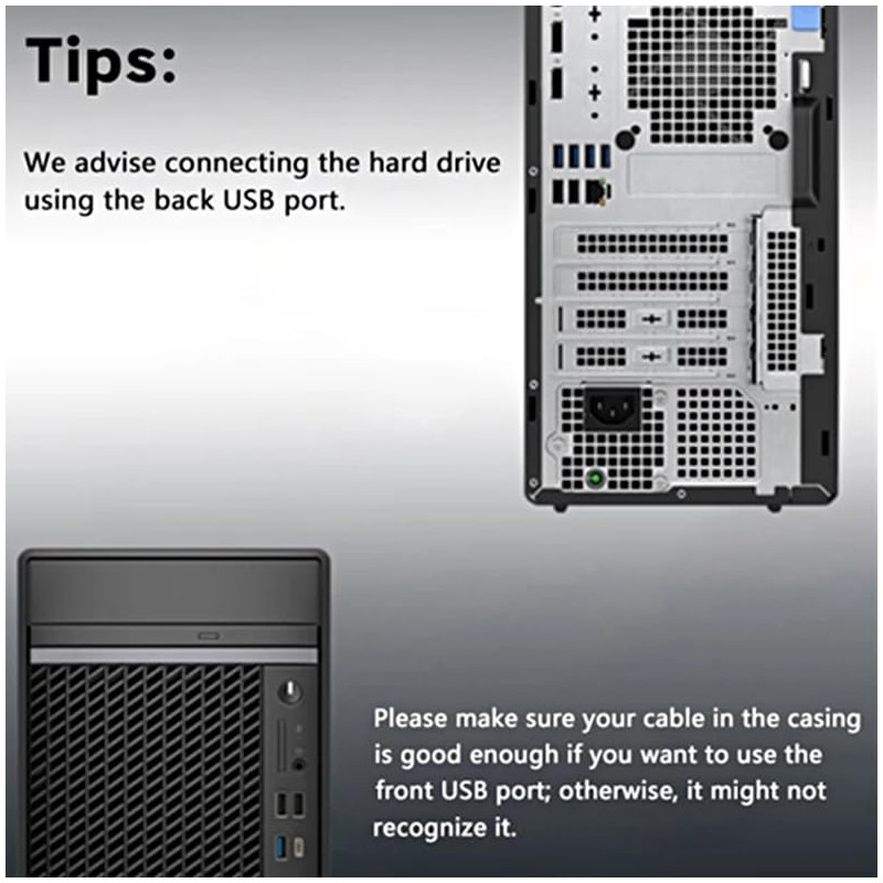 2.5 Inch External Hard Drive Enclosure USB C 3.0 Hard