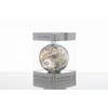 Sienna Glass 10cm Friendship Ball 25th Wedding Anniversary Silver