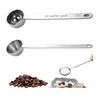 HJYDGJ Pack of 2 Reusable Round Coffee Spoons, Coffee Measuring