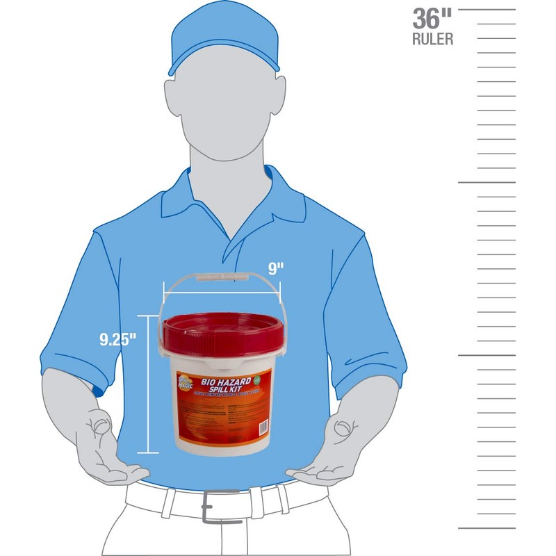 Spill Magic 97501 Bio Hazard Spill Kit Container