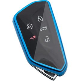 WTSHOPME Key Fob Cover Fit for VW Atlas ID.4 ID.3 MK8 Golf GTI Seat Leon MK4 Skoda Octavia 2024 2025