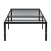 LUMISOL Twin Size Bed Frame, Heavy Duty Metal Bed Frame,