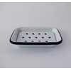 Falcon Traditional Enamel Soap Dish, White, 130 x 90 x