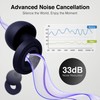 Upgraded Ear Plugs for Noise Reduction, Sleeping, Swimming – Comfortable