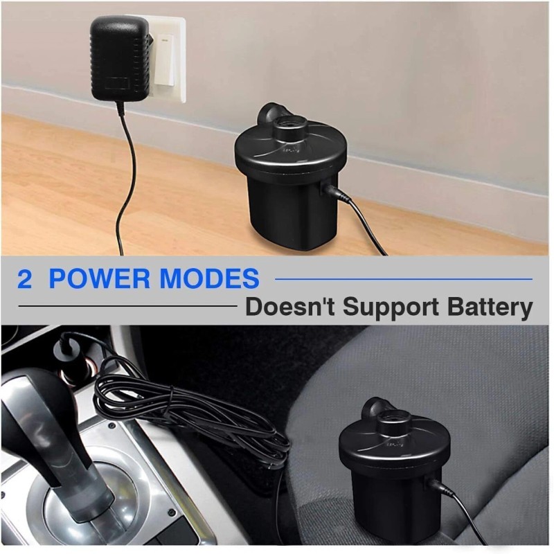 3PCS 12V Electric Air Pump for Inflatables, Air Mattress Pool