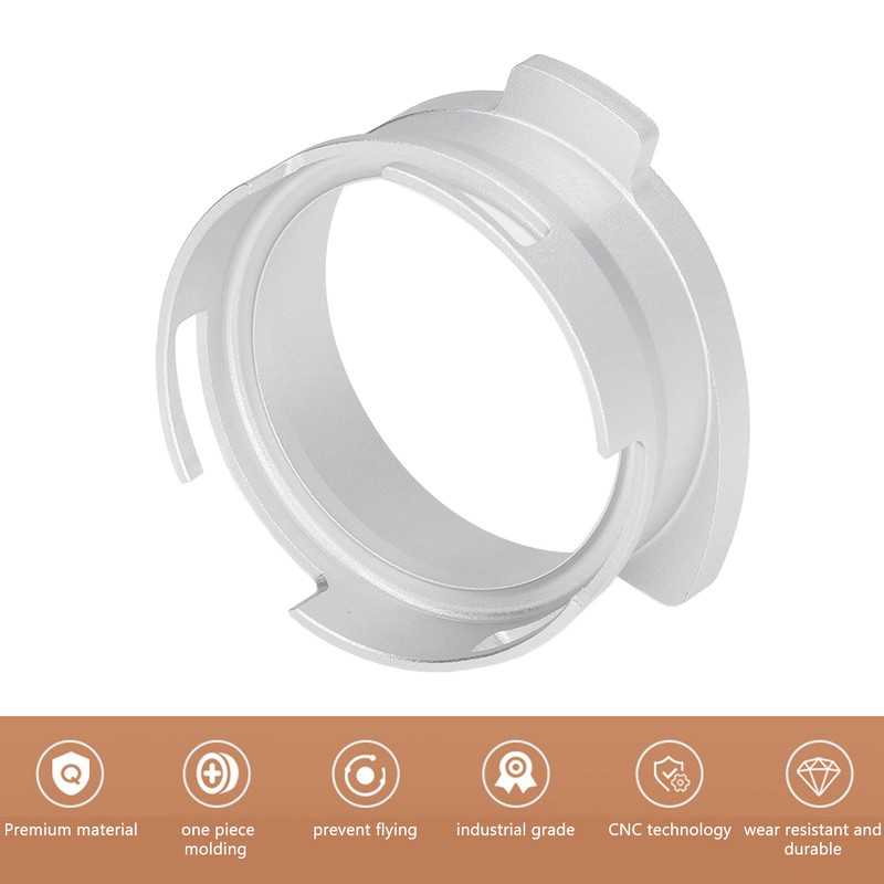 54mm Coffee Portafilter Dosing Funnel Aluminum Alloy Rotatable Dosing Funnel