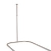 Utopia Alley Wall Mounted Hoop Shower Rod - Shower Curtain