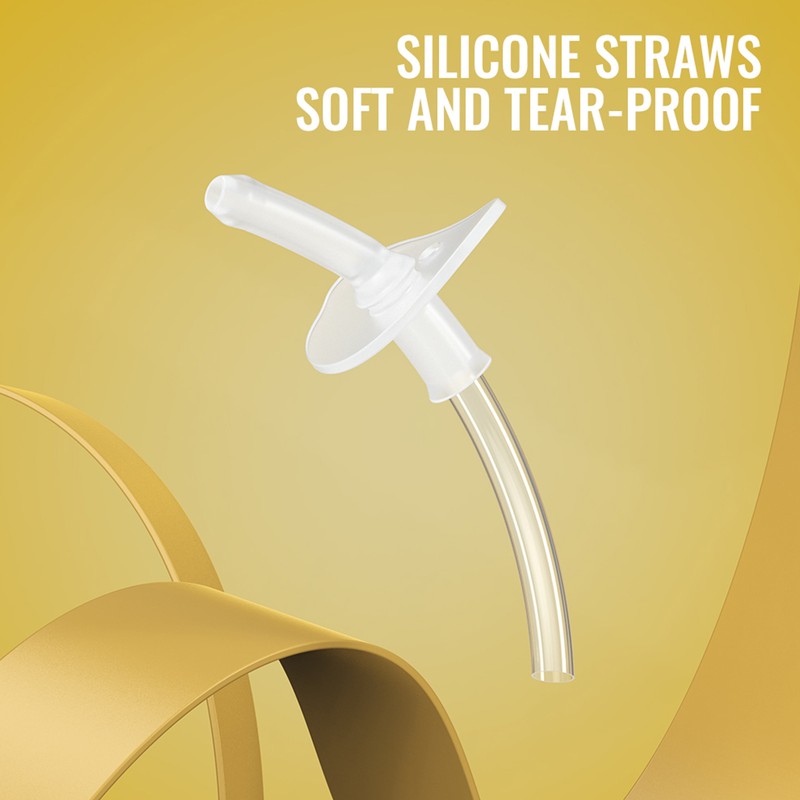 3PCS Baby Straw Cup 150ml Spill Proof Toddler Baby Training