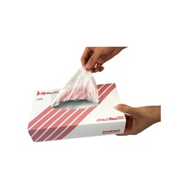 Iwatani Material Poly Bags, Eye Wrap, You, 260G, 400 Pieces, Approx. 10.2 x 13.4 inches (260 x 340 mm), Gusset 1.0 inches (25 mm), Made in Japan, Commercial Use, Large Capacity, Plastic Bags, Food