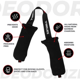 Sanabul Boxing Gloves Deodorizer Inserts | Charcoal Shoe Deodorizer Inserts | Boxing Glove Gym Bag and Sports Bag Deodorizer Inserts | Charcoal Odor and Moisture Absorber for Shoes