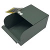 IKEA REJSA Storage Box Metal Bin Gray/Green 7" x 9