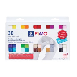 FIMO Professional Grade Fimo Modeling Clay Set - 30pc Multicolor 26 oz Oven Bake Kit
