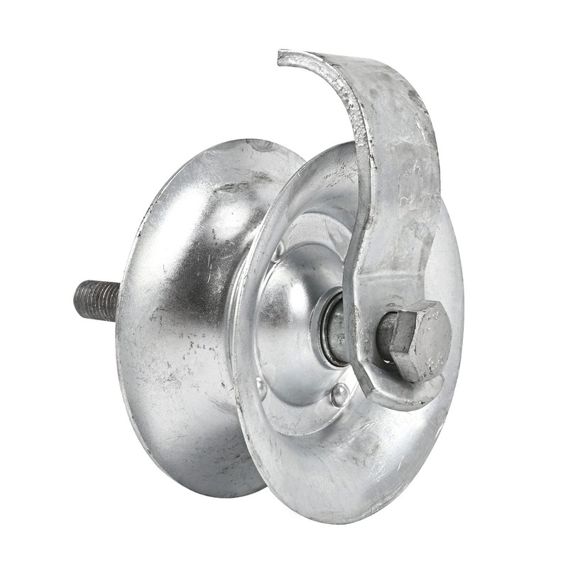 5" Steel Pipe Track Roller Galvanized for 1 5/8" Pipe