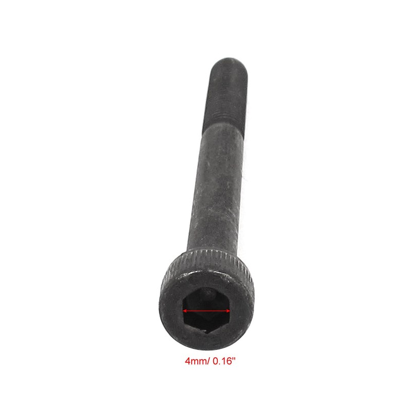uxcell M5 x 60mm 12.9 Alloy Steel Hex Socket Head