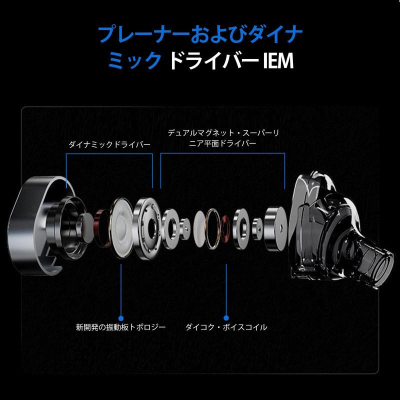 HiFiGo Wired Earphones, Gaming Earphones, Earphones, Rose Technics, Aurora Ultra