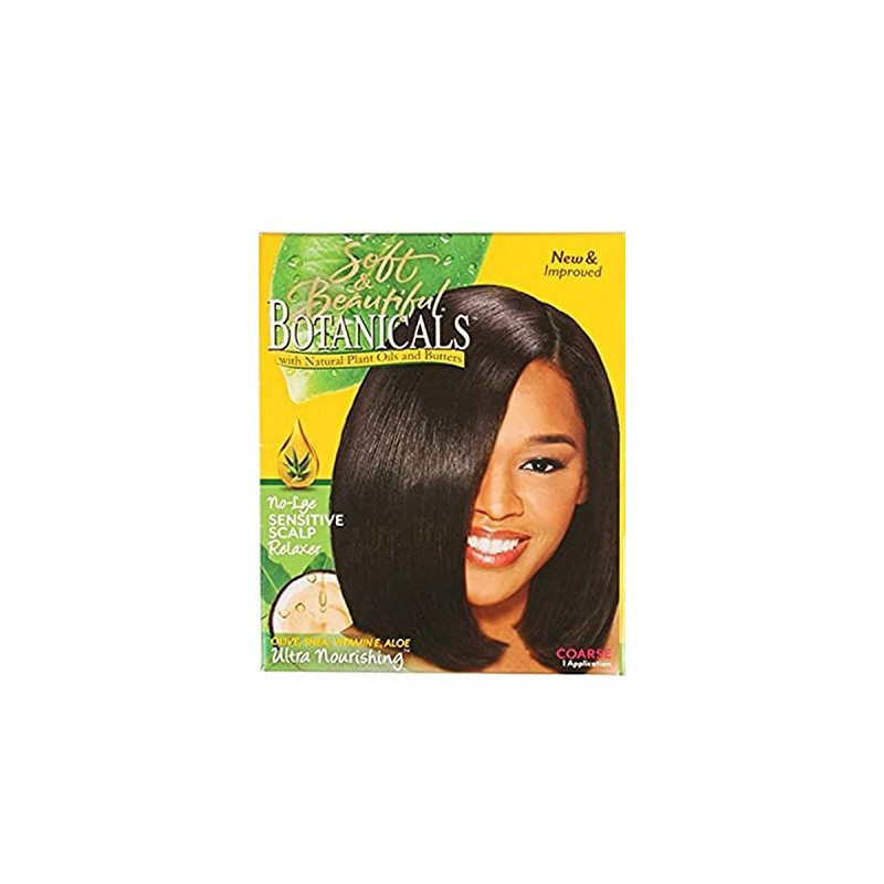 Soft & Beautiful Botanicals No-Lye Sensitive Scalp Relaxer Coarse 1