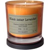 100% Soy, Highly Scented, Hand Poured Soy Candle (Black Amber