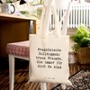 Mr. & Mrs. Panda Tragetasche Spruch Französische Bulldogge Freund -