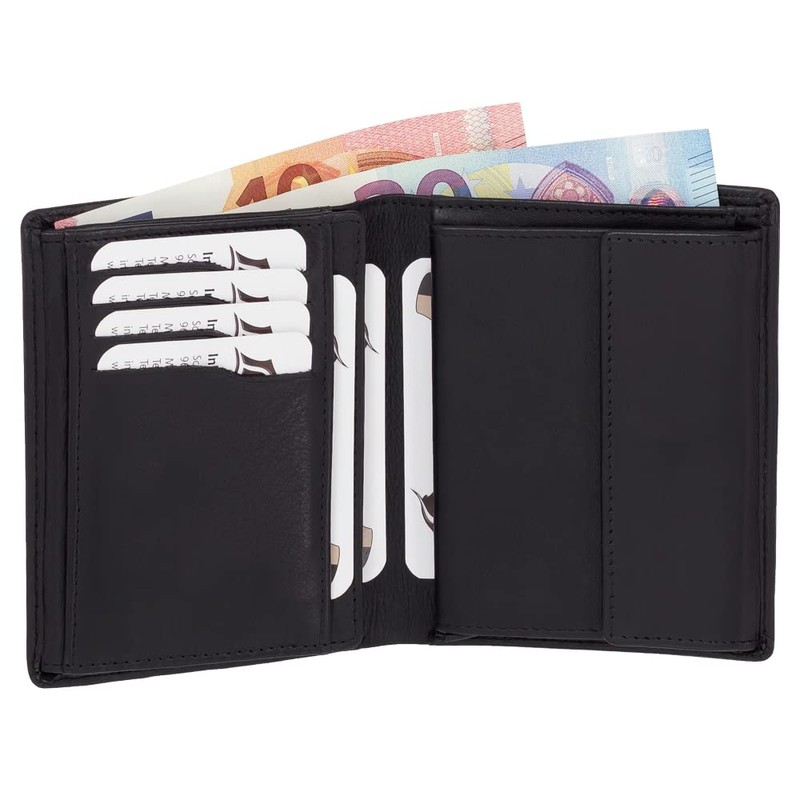 Leather RFID Men's Wallet with Space for Over 8 Cards