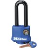 Master Lock 312DLH Laminated Steel Pin Tumbler Padlock, Blue