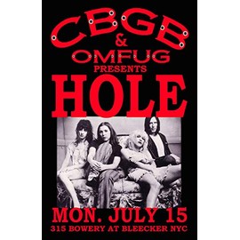 GENERIC HOLE REPLICA CBGB 1991 CONCERT POSTER