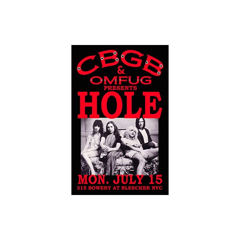 GENERIC HOLE REPLICA CBGB 1991 CONCERT POSTER
