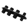 AC Bulkhead Billet Aluminium Alloy Universal 4 Ports Air Conditioning