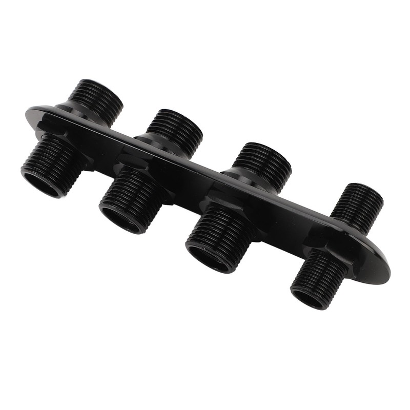 AC Bulkhead Billet Aluminium Alloy Universal 4 Ports Air Conditioning