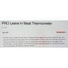 Taylor PRO Leave In Meat Thermometer Model 552 Oven Safe