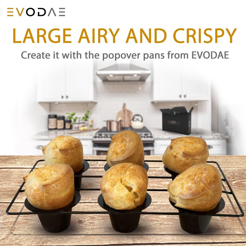 EVODAE® Popover Pans in Holiday Gift Box – Set of