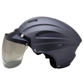 Neo-Riders MAX-3 SG/PSC MAX-3 Half Helmet with Shield Mat Gun Meta, Big Size, Less than 24.0 - 24.4 inches (61 - 62 cm)