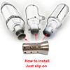 ISTUNT Exhaust DB Killer Silencer Muffler Baffle Noise Eliminator Universal