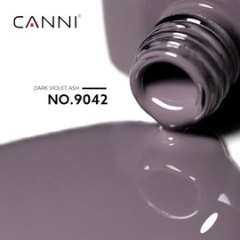 CANNI UV Negellack UV Nail Art Klassischer und All MatchStil Soak Off Gelnagellack f√ºr UV Lampe (Dunkelviolette)