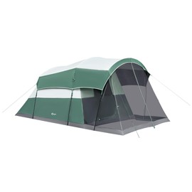 PORTAL 6 Person Family Tent for Camping with Screen Room, Weather Resistant Tall Tent with Rainfly, Easy Setup for Family Outdoor Camping, Backyard