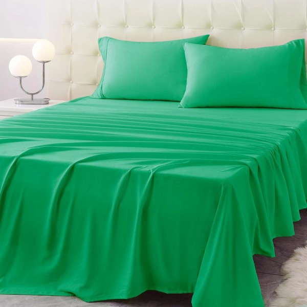 unbranded King Size Bedding Set - Soft Microfiber Sheets, Deep
