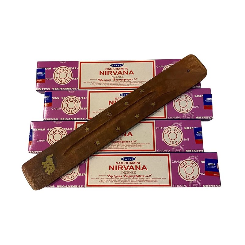 VIE Satya Incense Sticks, 4 Packs x 15g, with Incense