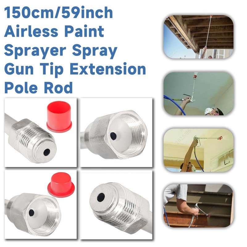 WFLNHB 150cm/59inch Airless Paint Sprayer Spray Gun Tip Extension Pole