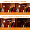 STAR-SPANGLED 6 Pack 2.8” Motion Sensor Lights Indoor AAA Battery