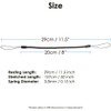 TECHGEAR Stylus Tether, [5 Pack] 8" Retractable Spring Coil Strap,