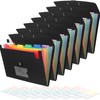 Accordian File Organizer 7 Pocket Expanding File Folder with Labels,
