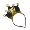 Dzrige Happy New Year Headband Glitter Happy New Year Head