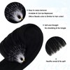 Vivien Micro Ring Real Hair Extensions, Black Extensions, Real Hair,