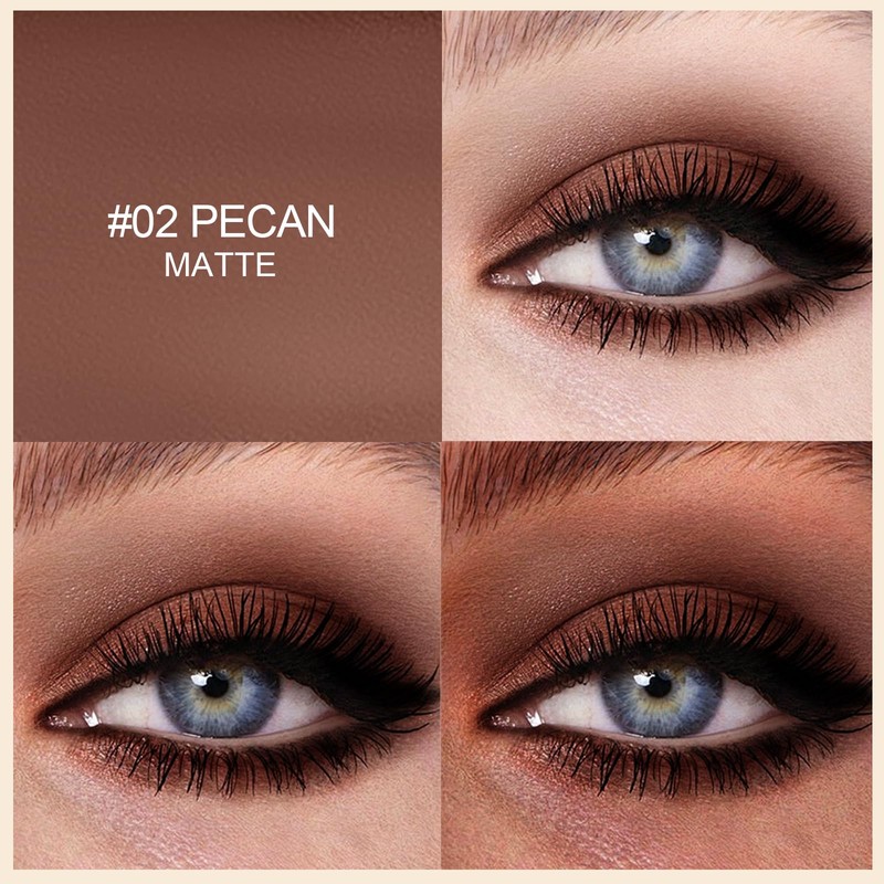 Erinde Dark Brown Matte Eyeshadow Pen, Matte Eyeshadow Stick, Waterproof